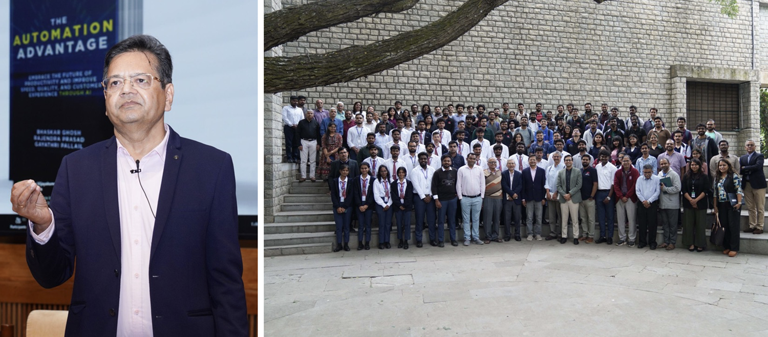 Dr. Bhaskar Ghosh, Chief Strategy and Innovation Officer, Accenture, delivered the guest lecture during a research seminar on, ‘Future of Consulting in the Age of AI’, hosted by the Centre for Software & IT Management at IIMB, on 2nd December 2025.